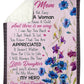 Flower Endless Family Love Flannel Blanket For Soft Bed Couch And Home Comfort