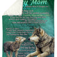 Wolf Lifelong Mother Love Flannel Blanket For Soft Bed Couch And Home Comfort