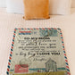 Dear Mom Letter I Love You Flannel Blanket For Relaxing At Home And Travel