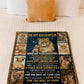 Lion The Rest Of Your Life Daughter Gift Flannel Blanket For Relaxing At Home And Travel