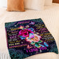 Rose I Love You With All My Heart My Loving Mother Flannel Blanket For Soft Bed Couch And Home Comfort