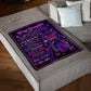 Butterfly It Is Full Of Love Daughter Gift Flannel Blanket For Living Room And Bedroom Styling