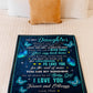 Butterfly Wherever Your Journey In Life Mom To Daughter Flannel Blanket For Relaxing At Home And Travel