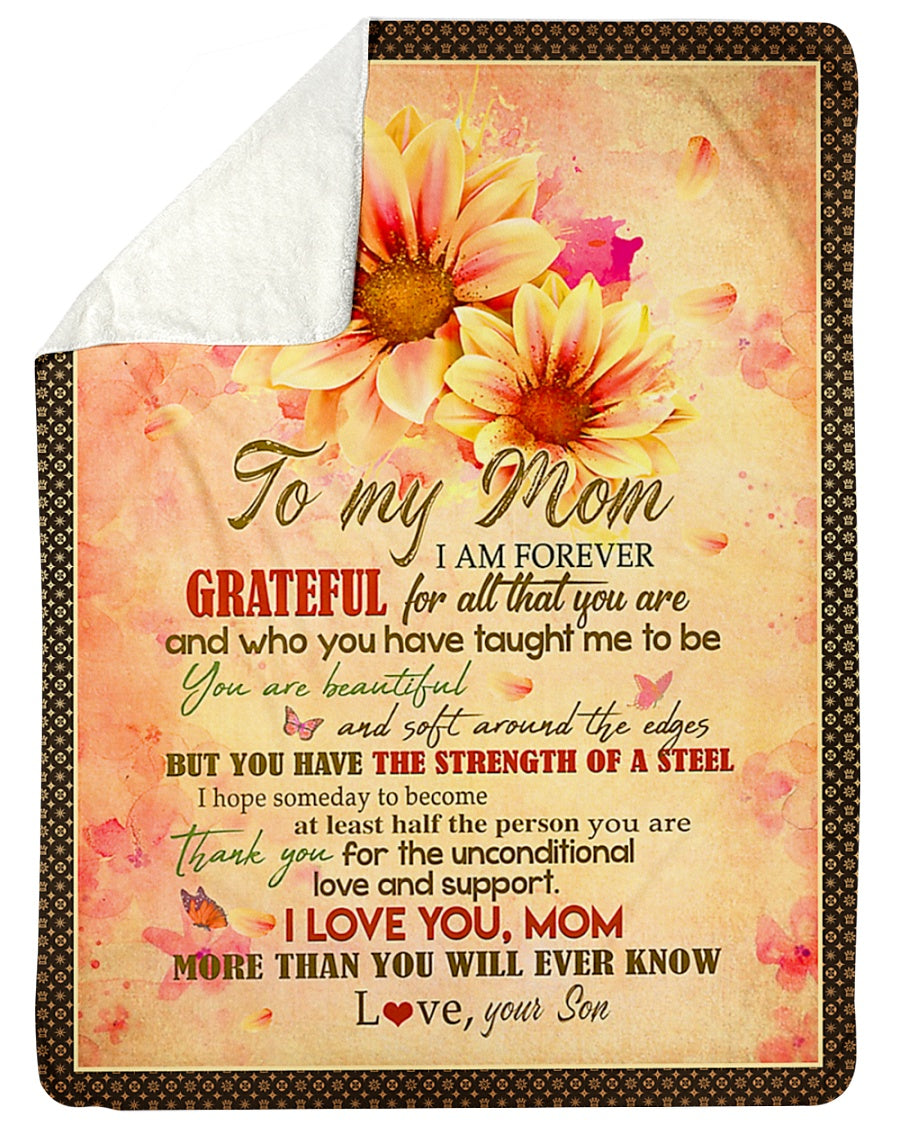 Flower Loving Mom Flannel Blanket For Soft Bed Couch And Home Comfort