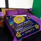Sunflower Enduring Love Message Mom To Daughter Flannel Blanket For Bed Sofa And Reading Nook Decor