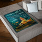 Mermaid God Sent You Into My Life Mom To Daughter Flannel Blanket For Living Room And Bedroom Styling