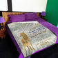 Family Positive Encouragement Message Daughter Gift Flannel Blanket For Bed Sofa And Reading Nook Decor