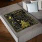 Family I Am So Proud Of You Daughter Gift Christmas Flannel Blanket For Living Room And Bedroom Styling