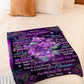 Butterfly I'm Proud Of You Daughter Gift Flannel Blanket For Soft Bed Couch And Home Comfort