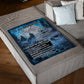 Wolf The Rest Of Your Life Daughter Gift Flannel Blanket For Living Room And Bedroom Styling