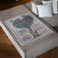 Family Endless Love Flannel Blanket For Living Room And Bedroom Styling