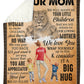 Lion To My Mom You Are My World Flannel Blanket For Soft Bed Couch And Home Comfort