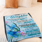 Butterfly Mom To Daughter Love Gift Flannel Blanket For Soft Bed Couch And Home Comfort