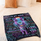 Lion Beloved Mother Message Your Little Boy Flannel Blanket For Soft Bed Couch And Home Comfort