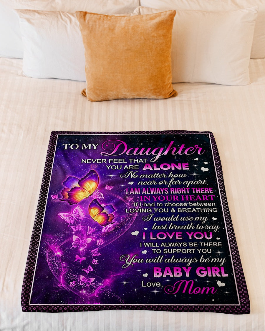 Butterfly Baby Girl Gift For You Flannel Blanket For Relaxing At Home And Travel