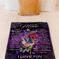 Rose Lifelong Mother Love Flannel Blanket For Relaxing At Home And Travel