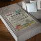 Dear Mom Letter I Love You Flannel Blanket For Living Room And Bedroom Styling