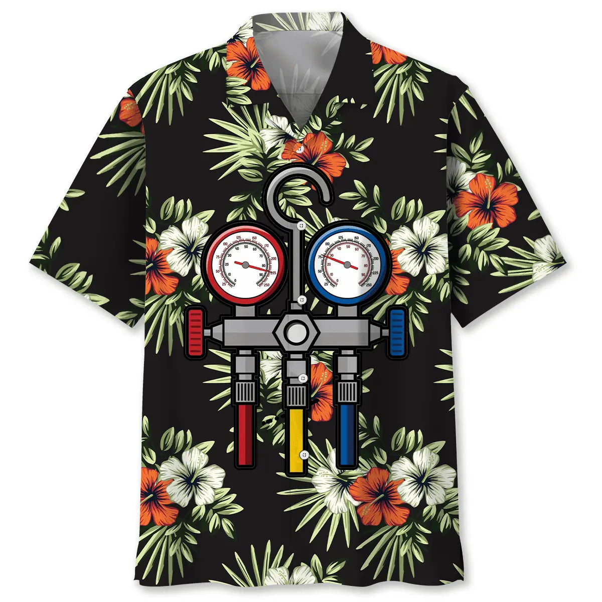 Retired HVAC Techician Hawaiian Shirt