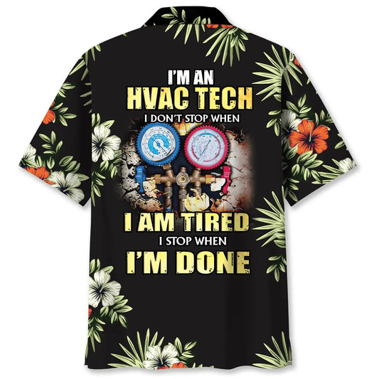Hawaiian Shirt / Adults / S Retired HVAC Techician Hawaiian Shirt
