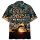 Hawaiian Shirt / Adults / S Retired Operator Excavator Hawaiian Shirt