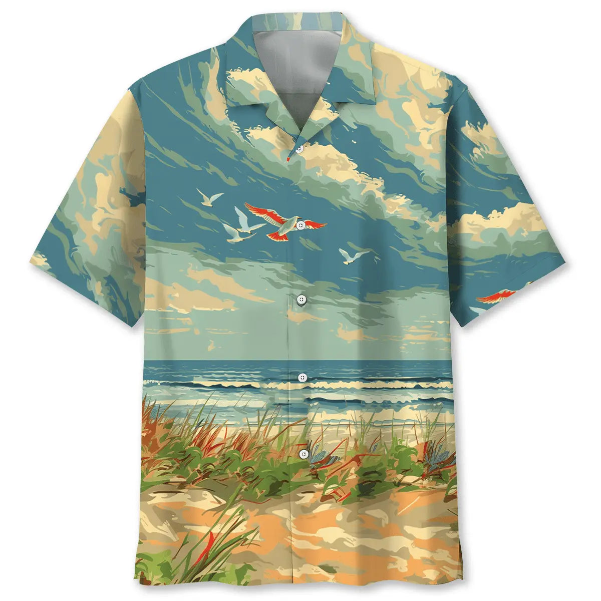 Hawaiian Shirt / Adults / S Retired Postal Service Hawaiian Shirt