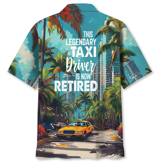 Hawaiian Shirt / Adults / S Retired Taxi Driver Hawaiian Shirt