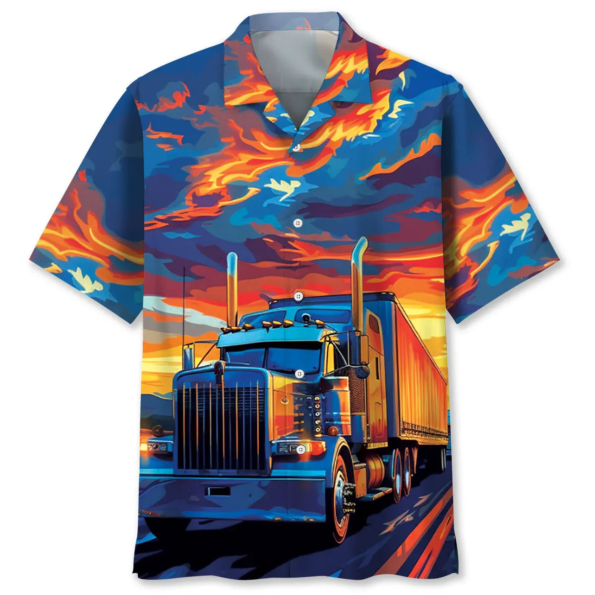 Retired Truck Driver Hawaiian Shirt