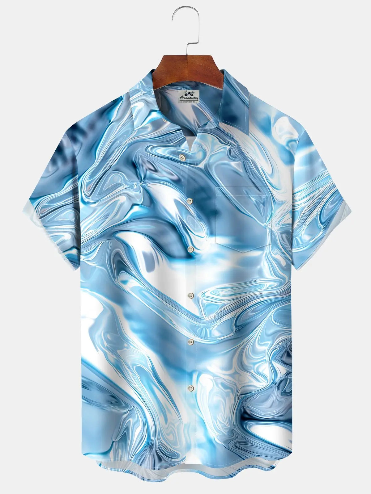Retro Abstract Gradient Psychedelic Art Hawaiian Shirt