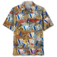 Hawaiian Shirt / Adults / S Retro Accordion Hawaiian Shirt