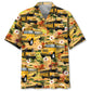 Hawaiian Shirt / Adults / S Retro Beach School Bus Hawaiian Shirt