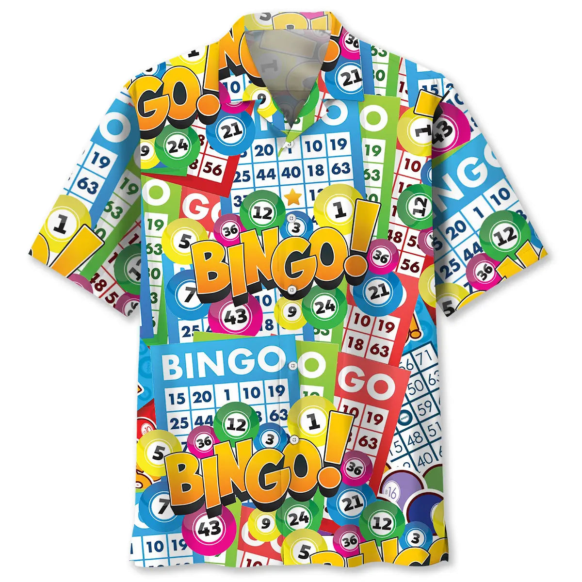 Hawaiian Shirt / Adults / S Retro Bingo Lover Hawaiian Shirt