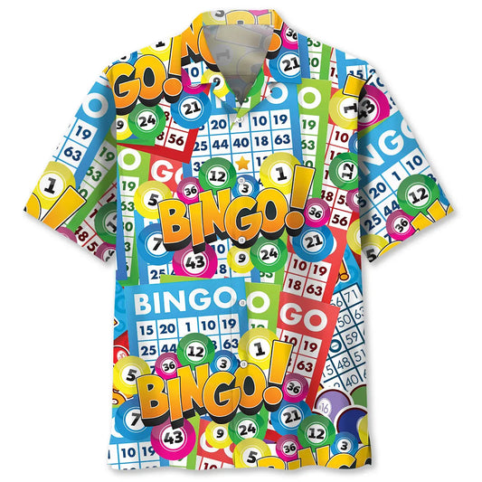 Hawaiian Shirt / Adults / S Retro Bingo Lover Hawaiian Shirt