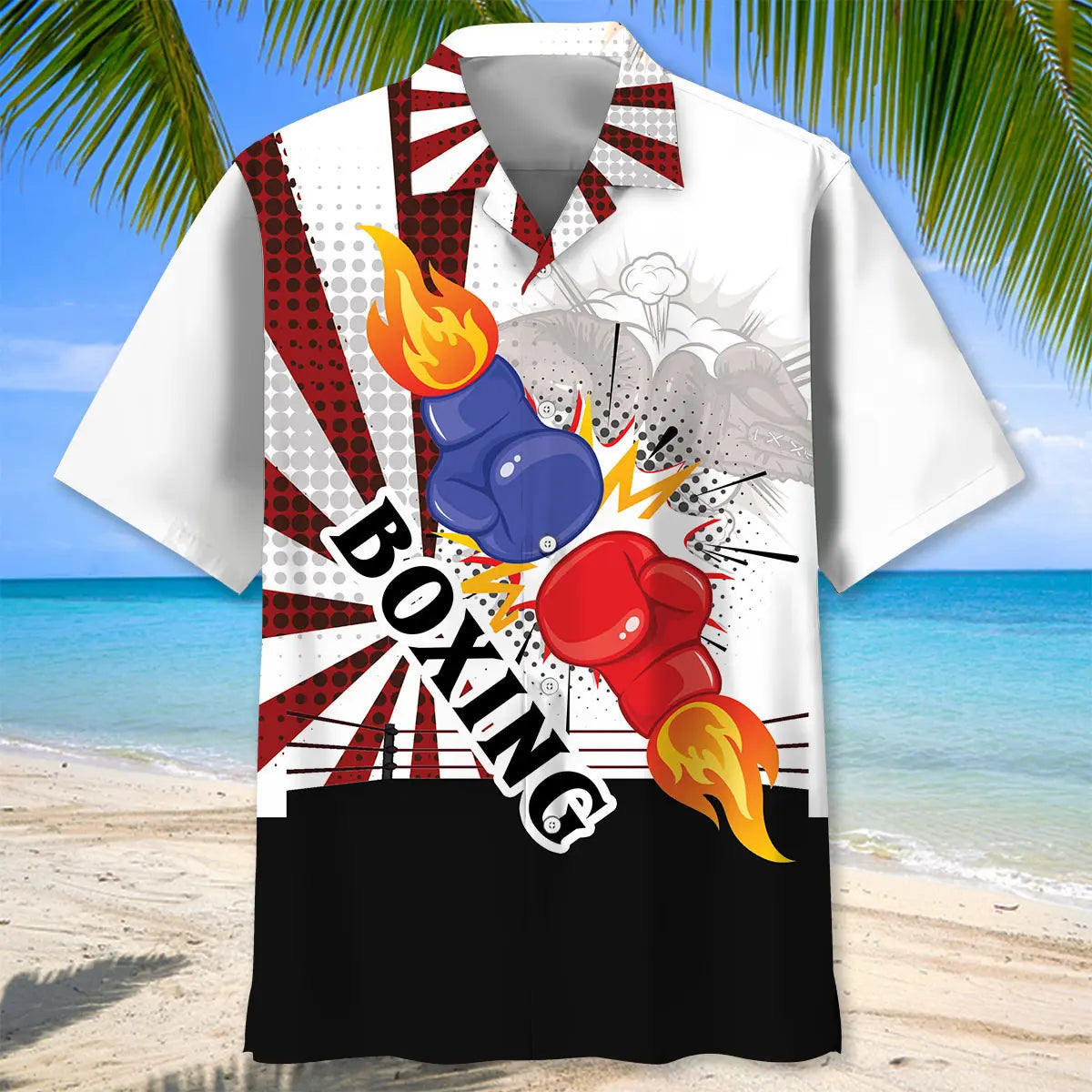 Retro Boxing Hawaiian Shirt