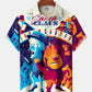 Hawaiian Shirt / Adults / S Retro Cartoon Holiday Christmas Santa Claus Hawaiian Shirt