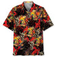 Hawaiian Shirt / Adults / S Rock n Roll Skull Guitar Hawaiian Shirt