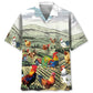 Hawaiian Shirt / Adults / S Rooster Farm Hawaiian Shirt