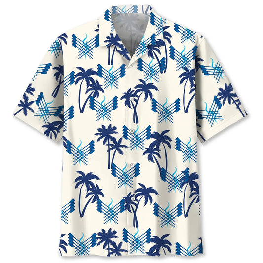 Hawaiian Shirt / Adults / S Rowing Tropical Hawaiian Shirt