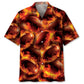 Hawaiian Shirt / Adults / S Rugby Ball Fire Hawaiian Shirt