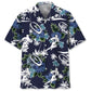 Hawaiian Shirt / Adults / S Rugby Blue Nature Hawaiian Shirt