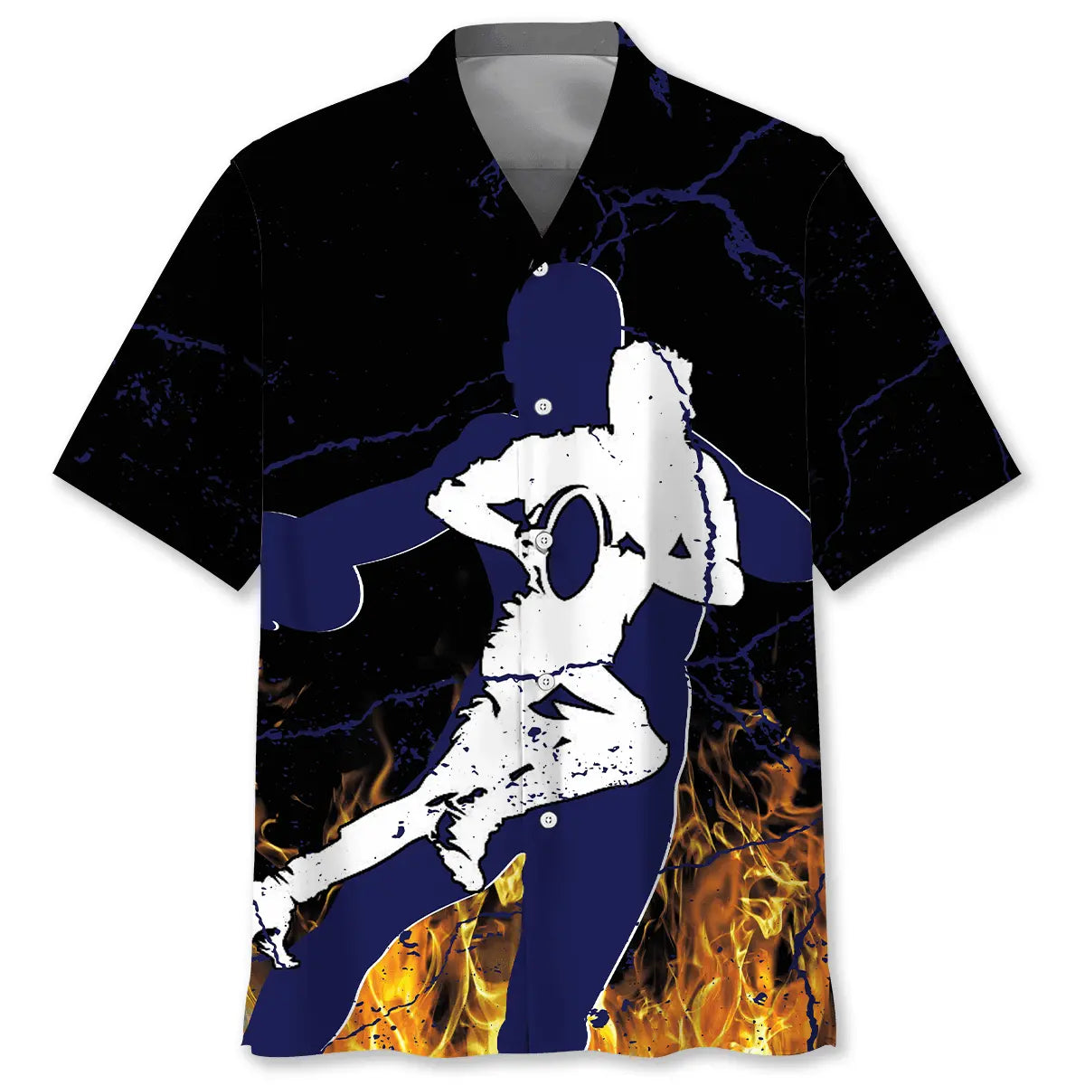 Hawaiian Shirt / Adults / S Rugby Hawaiian Shirt