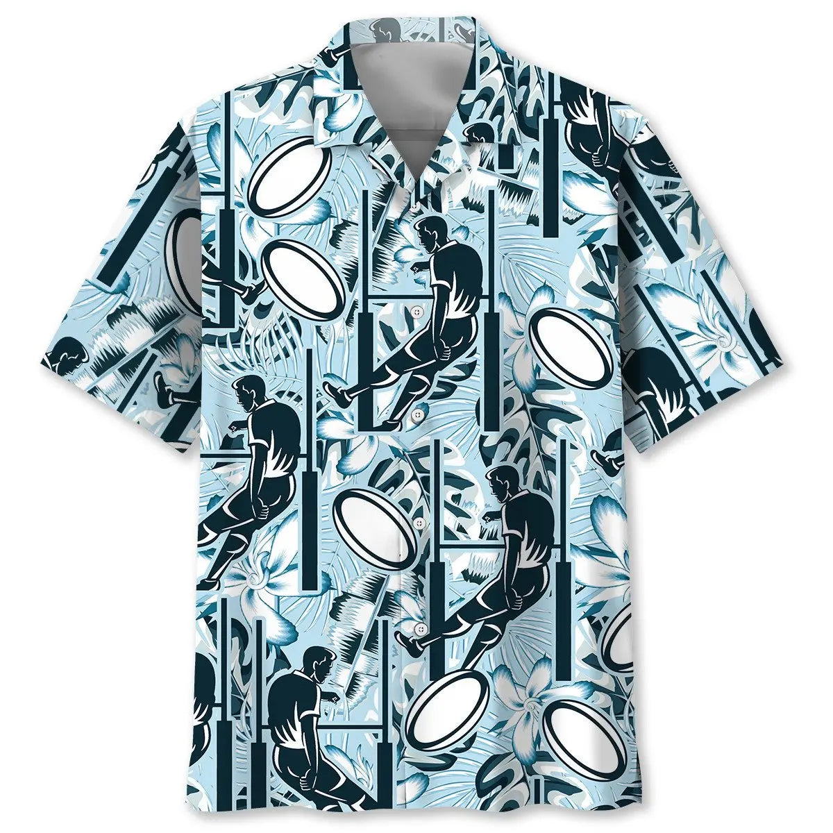 Hawaiian Shirt / Adults / S Rugby Player Hawaiian Shirt