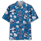 Hawaiian Shirt / Adults / S Rugby Tropical Blue Hawaiian Shirt