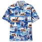 Hawaiian Shirt / Adults / S Sailboat Aventure Hawaiian Shirt