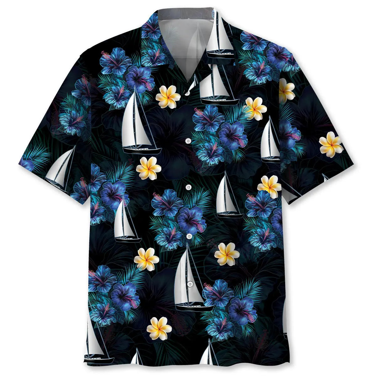 Hawaiian Shirt / Adults / S Sailboat Hawaiian Shirt