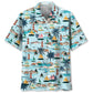 Hawaiian Shirt / Adults / S Sailboat Tropical Hawaiian Shirt