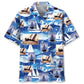 Hawaiian Shirt / Adults / S Sailing Vintage Hawaiian Shirt