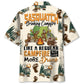 Hawaiian Shirt / Adults / S Sasquatch Drinking Campfire Like A Regular Campfire But Way More Drunk Hawaiian Shirt