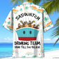 Sasquatch Drinking Team Cruise Hawaiian Shirt