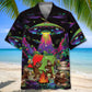 Sasquatch Night Camp Fire Drinking Hawaiian Shirt