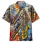 Hawaiian Shirt / Adults / S Saxophone Vintage Art Hawaiian Shirt